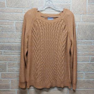 Laura Scott petite XLP cable knit sweater